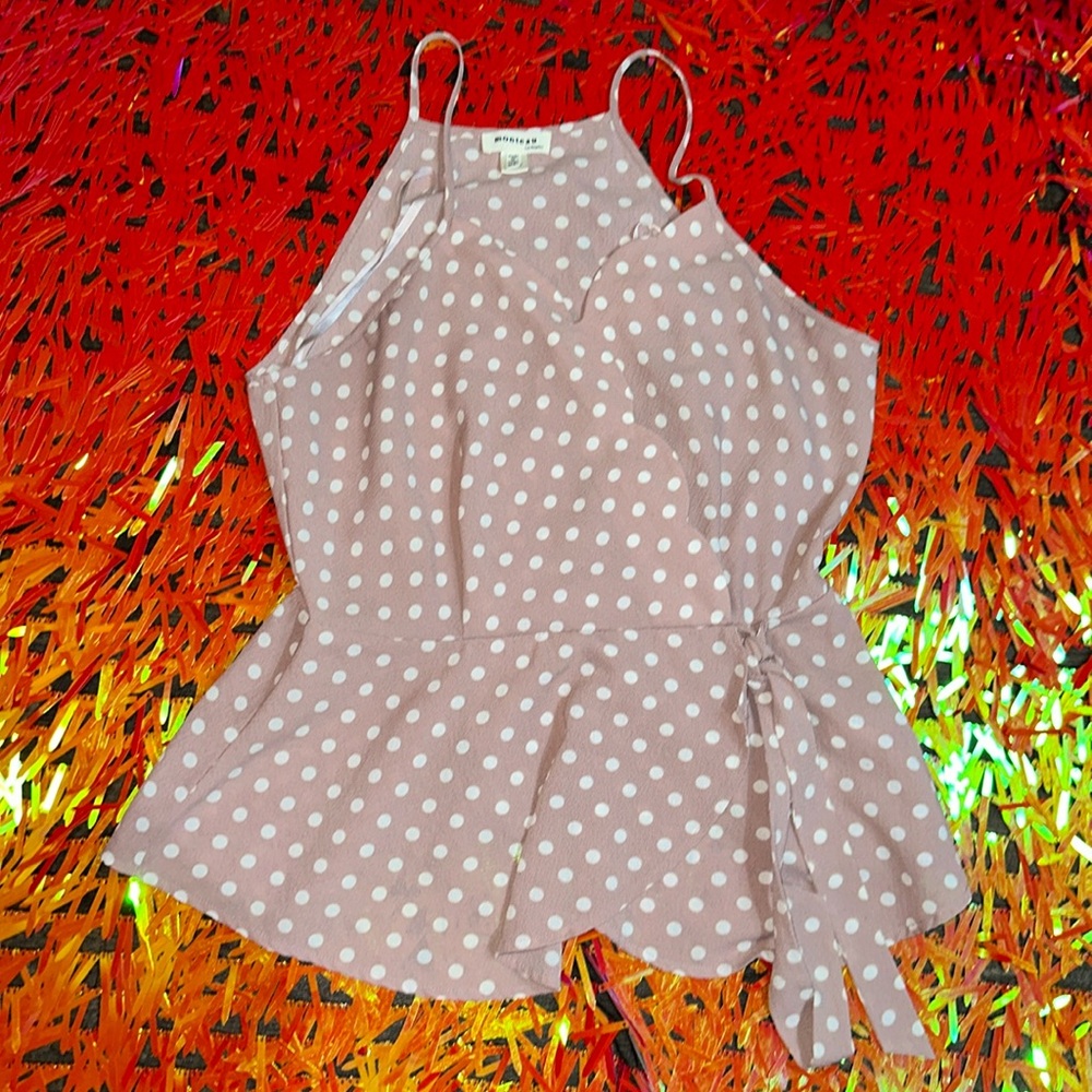 Monteau Dusty Pink Wrap Cami